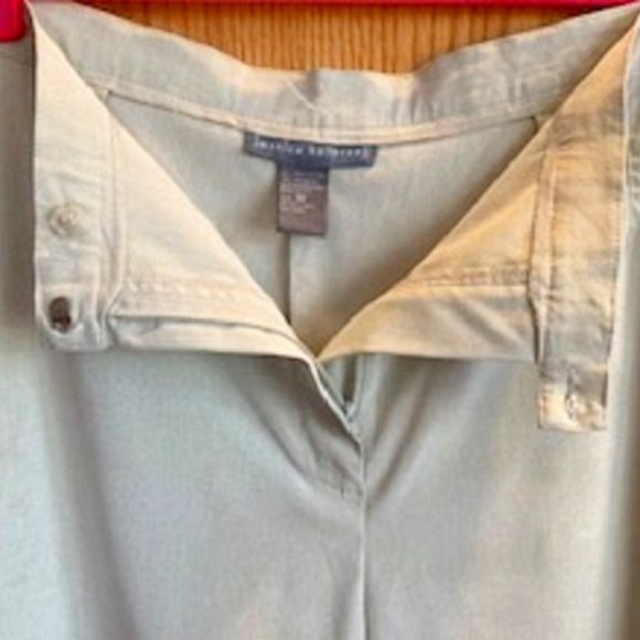 Jessica Holbrook Women's Pants Trouser Straight Leg Beige Tan Khaki Sz: 18 - Picture 6 of 6